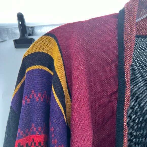 Cupio Women's Mixed Print Cardigan Open Front Multicolor Size 3X - Picture 5 of 9